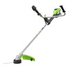 Триммер аккумуляторный Greenworks TB201H, Арт. 2112407, 82V, 2,0 кВт, 46 см, c трехлопастным ножом и кусторезом, бесщеточный, без АКБ и ЗУ — фото 4