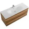 BelBagno MARINO-CER-N-1200-2C-SO-RR-P База под раковину подвесная с двумя выкатными ящиками, Rovere Rustico, 1196x460x500