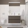 BelBagno UNO-1000-2C-SO-СO База под раковину подвесная с фрезерованными ручками по всей длине фасада с двумя выкатн. ящ., Бежевый матовый, 1000x455x608