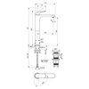 Ideal Standard BE013AA Смеситель для раковины H240 BlueStart с донным клапаном Click Chrome (Хром)