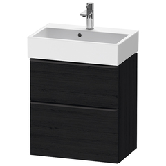 Duravit D-Neo DE432901616 Тумбочка подвесная компакт,625x584x372, 1 ящик, цвет: Black Oak фото