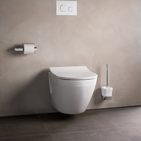 TOTO NC CW762Y Унитаз 380x530x340мм, подвесной, без сиденья, безободковый, Tornado Flush, CeFiONtect, цвет: белый