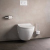 TOTO NC CW762Y Унитаз 380x530x340мм, подвесной, без сиденья, безободковый, Tornado Flush, CeFiONtect, цвет: белый
