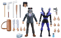 Коллекционная фигурка NECA TMNT: Business Suit Casey Jones vs Foot Soldier (Split) Two Pack