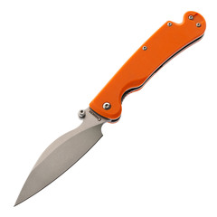 Фото Складной нож Daggerr Pelican Orange, сталь D2, рукоять G10