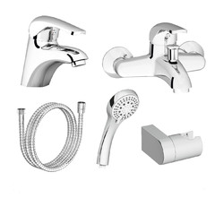Ravak Set Rosa 70508017 Комплект смесителей с душевым гарнитуром фото