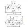 WasserKRAFT Vils 5601 Смеситель для ванны с коротким изливом, цвет: хром