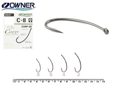 53268 № 8 Крючки  OWNER C-8 Carp Up / продажа от 5 уп.