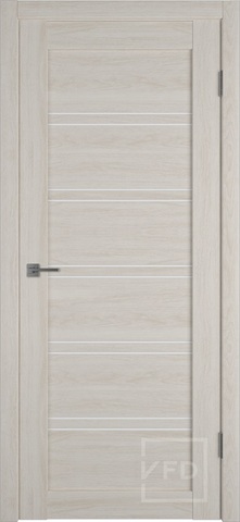 Межкомнатная дверь экошпон VFD (ВФД) Atum Pro 28 Scanson Oak стекло White Cloud