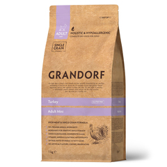 Grandorf Dog Turkey MINI сухой корм для собак мини пород индейка 1 кг