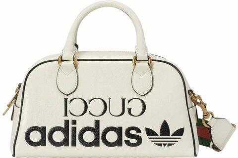Миниатюрная сумка-дафл Adidas X Gucci белый
