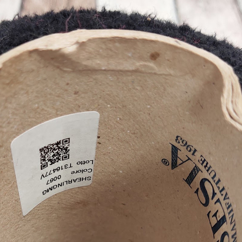 Меринос-травка SESIA SHEARLING 400 черный