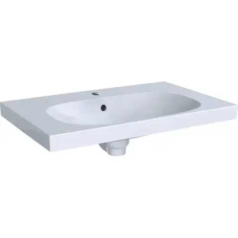 Geberit Acanto 500.622.01.2 Раковина с полкой 75x48.2см, белый