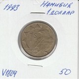 V1804 1993 Намибия 1 доллар V1804 1993 Намибия 1 доллар