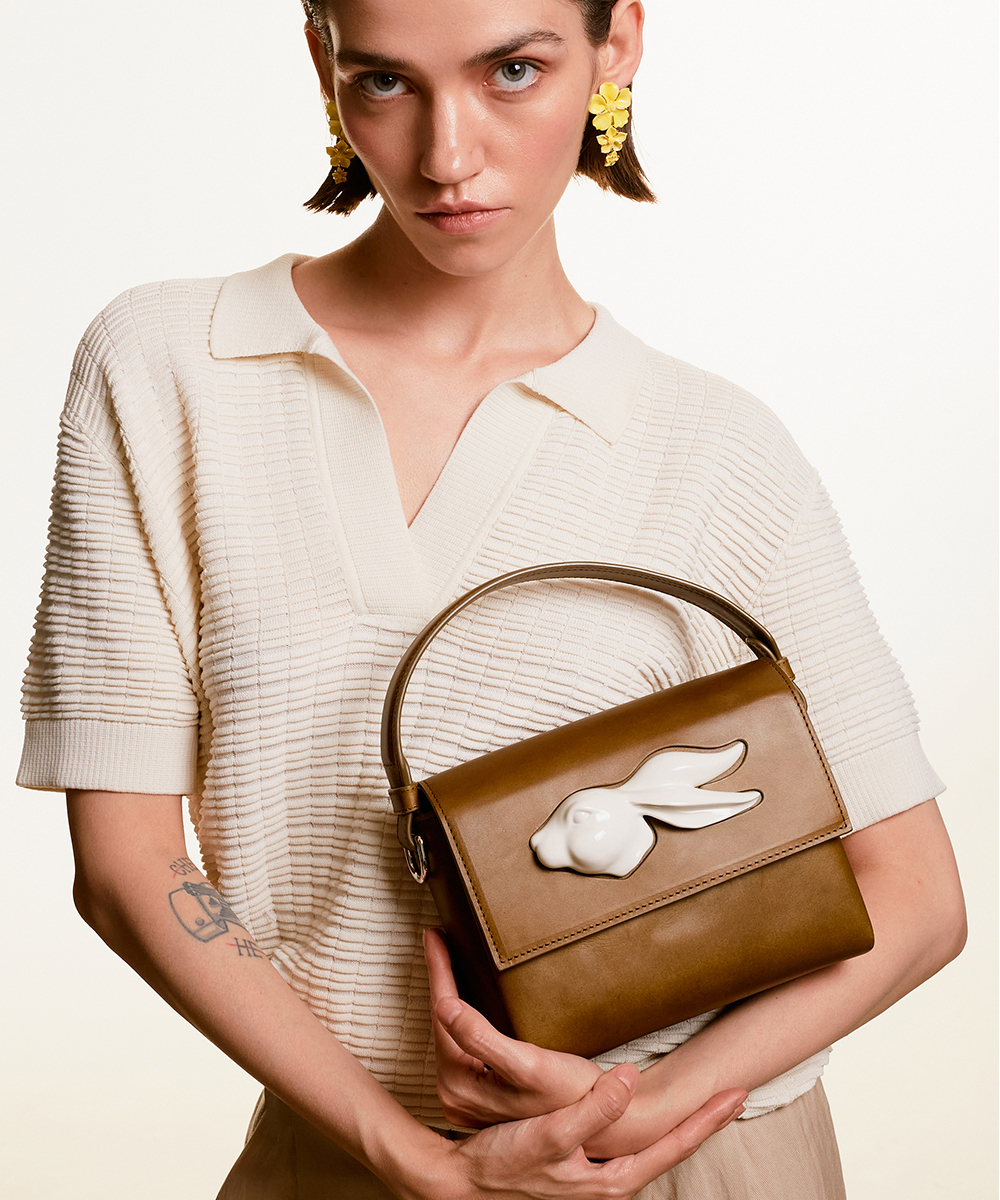 Сумка FLAP RABBIT HEAD OLIVE