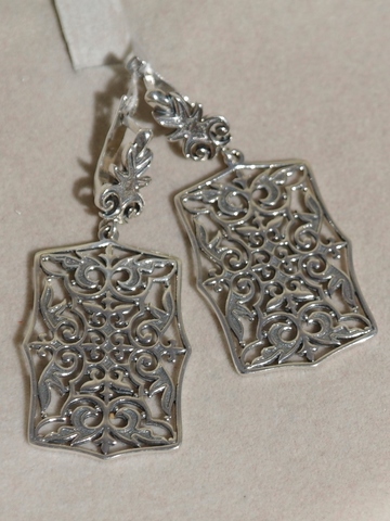 Капета (серьги из серебра)