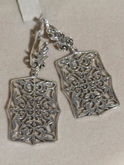 Капета (серьги из серебра)