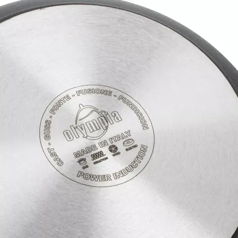 Кастрюля для индукционной плиты 5,3л с антипригарным покрытием 24 см Diamant Plus OLYMPIA арт. 415.24