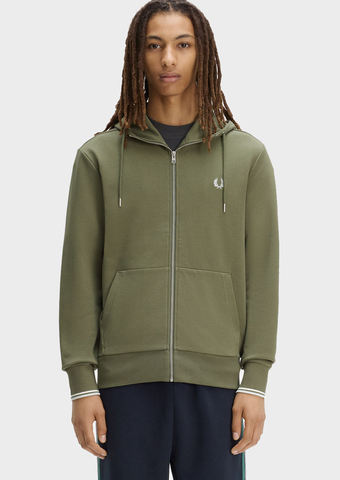 Толстовка FRED PERRY Hooded Zip Through Sweatshirt