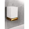 Boheme 10724-G Стакан настенный Qubic Gold