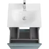 BelBagno KRAFT 39-500/390-2C-SO-AO База под раковину подвесная с фрезерованными ручками по всей длине фасада с 2 выкатн. ящ.,Голубой Мат.,500x395x500