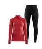 Craft Active Fuseknit Comfort комплект термобелья женский черный-красный - 1