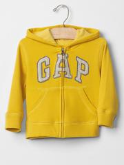 GAP Толстовка с капюшоном желтая БВ39