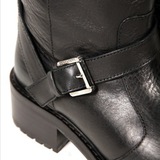Сапоги кожаные с мехом DSQUARED2