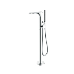 TOTO NC TBG01306R Смеситель для ванны, 135x365x880мм, отдельностоящий с ручным душем, Active Wave, цвет: хром (без встроенной части TBN01105R) фото
