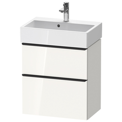 Duravit D-Neo DE432902222 Тумбочка подвесная компакт,625x584x372, 1 ящик, цвет: белый высокоглянцевый фото