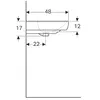 Geberit Smyle 500.230.01.1 Раковина, 65x48см, белый