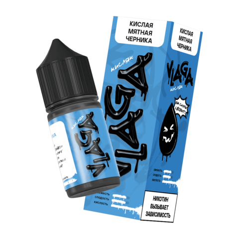 Жидкость VLAGA КИСЛЯК 2% 30 ml - Кислая Мятная черника