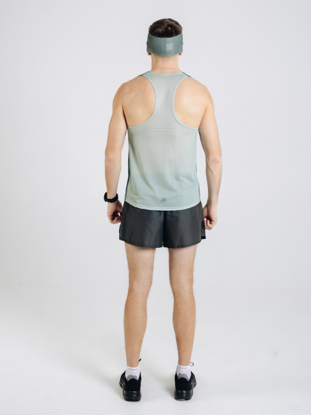 Беговая майка Noname Free Running Top 25 UX grey-green - 9