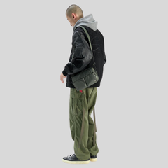 Сумка Alpha Industries Nylon Messenger Bag Field Grey (Серый)