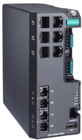 Коммутатор управляемый MOXA EDS-4008-2MSC-HV-T