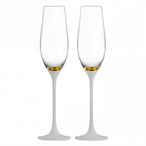Набор из 2 бокалов для шампанского белое золото Champagner Exclusive 180 мл EISCH арт. 47750079