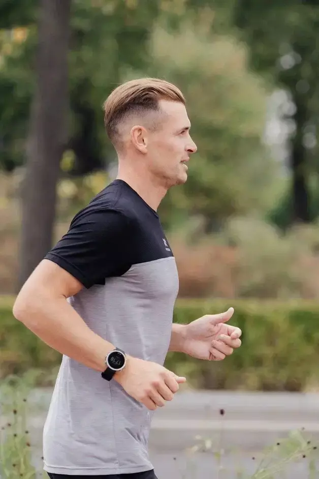 Мужская футболка для бега Nordski Pro Energy grey-black - 9