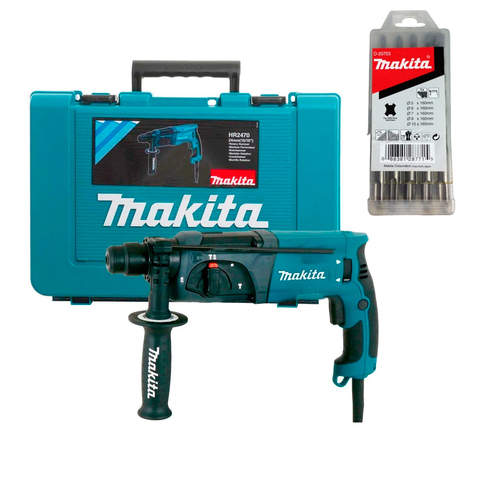Перфоратор HR2470 + набор буров D-20703 Makita HR2470X20