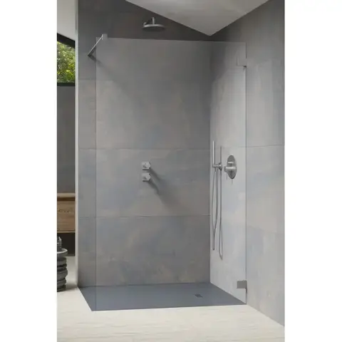 Radaway 10103160-91-01 Essenza Pro Brushed Nickel Walk-in 160