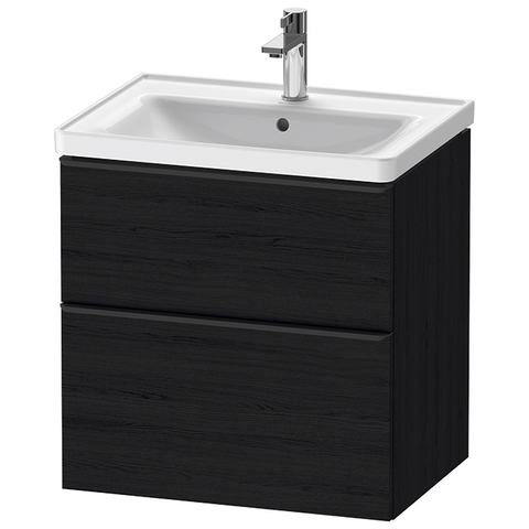Duravit D-Neo DE435401616 Тумбочка подвесная, 625x634x452, 1 ящик, цвет: Black Oak