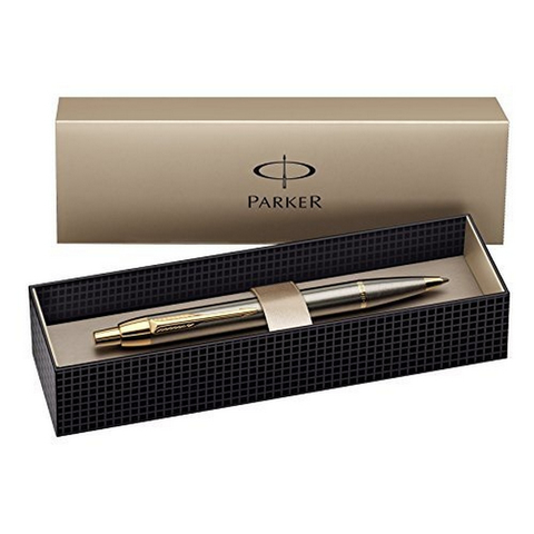 Ручка шариковая Parker IM Metal K223, Brushed Metal GT (S0856480)