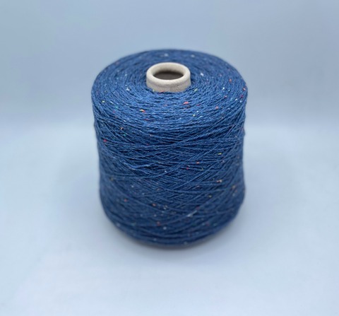G&G Filati (пр.Италия),art-Tweedwool 350/100гр,70%Меринос 30%Шелк , цвет-Синий твид. арт.28033
