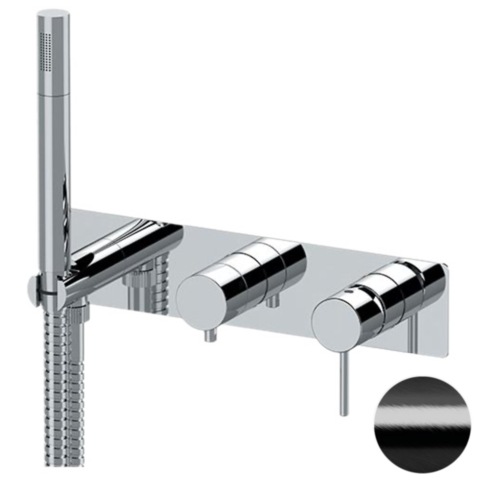 Remer X97D2WBCFP Смеситель для душа Remer X Style X97D2WBCFP, черный брашированный хром
