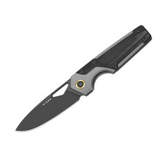 Фото Складной нож Kizer Serpentine, сталь Elmax, рукоять титан/микарта, серый