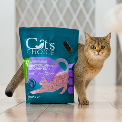 Cat's choice растительный комкующийся наполнитель тофу с ароматом 