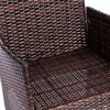 Лаунж/Lounge сет [диван+2кресла+столик+подушки] (мод.210013 А) коричневый