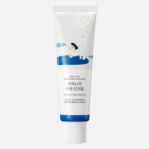 ROUND LAB Birch Juice Moisturizing Sunscreen Солнцезащитный увлажняющий крем с березовым соком SPF 50+, 50 мл