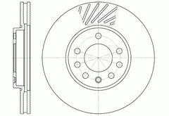 Диск тормозной вентилируемый G-brake  GR-02798