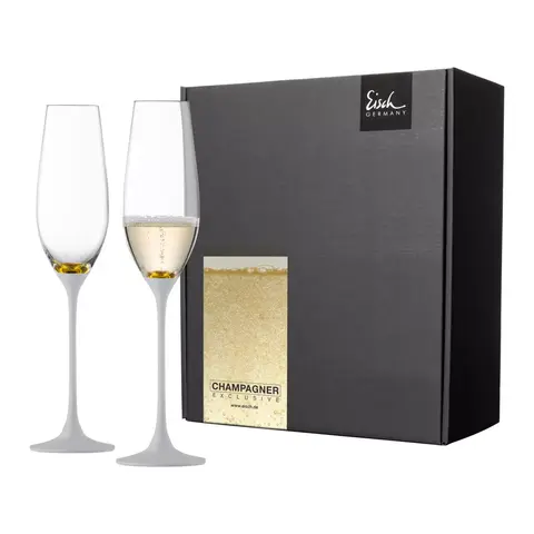 Набор из 2 бокалов для шампанского белое золото Champagner Exclusive 180 мл EISCH арт. 47750079