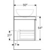Geberit Citterio 500.558.JI.1 Тумба для раковины